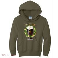 St Patricks Day Split the G Beer Lover Kids Hoodie thumb 0