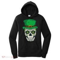 St Patrick's Day Sugar Skull Day Of Dead Saint Patricks Women's Hoodie thumb 0