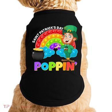 St Patrick's Day Push Pop Leprechaun Doggie Tank