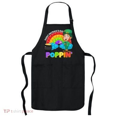 St Patrick's Day Push Pop Leprechaun Apron