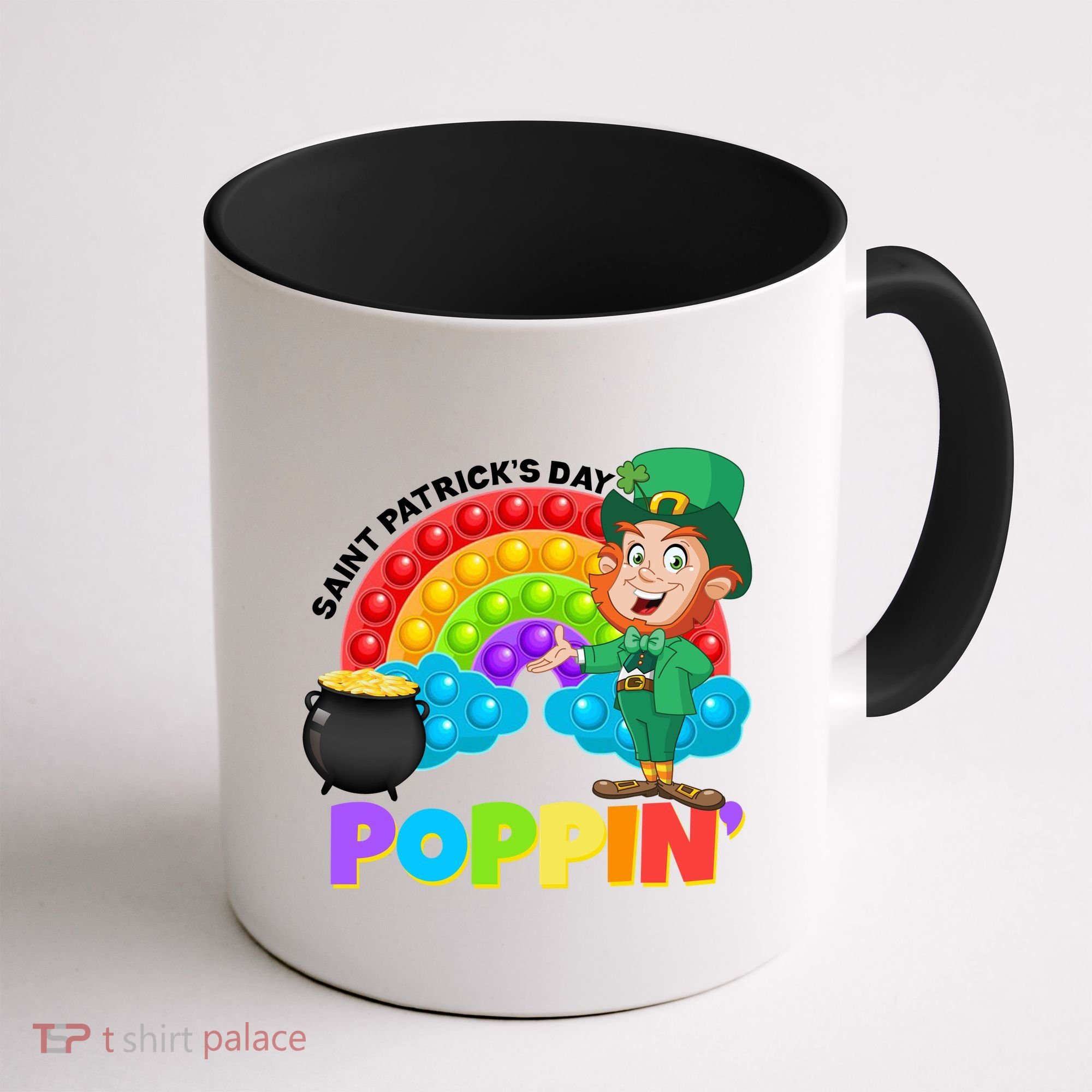 St Patrick's Day Push Pop Leprechaun Coffee Mug