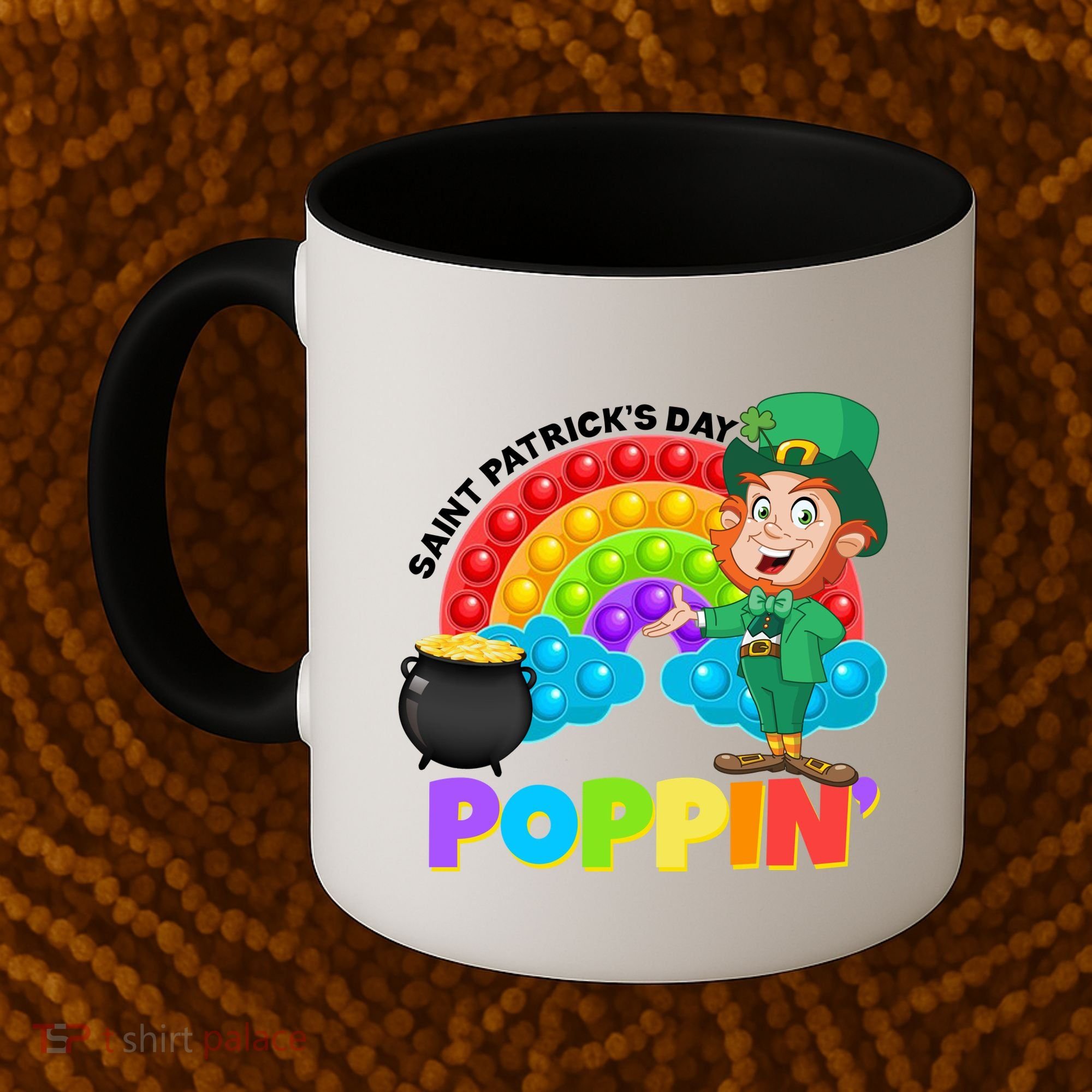 St Patrick's Day Push Pop Leprechaun Coffee Mug