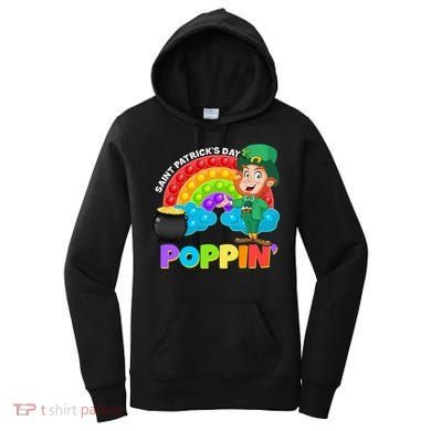 St Patrick's Day Push Pop Leprechaun Women's Hoodie