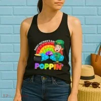 St Patrick's Day Push Pop Leprechaun Women's Tank Top thumb 2