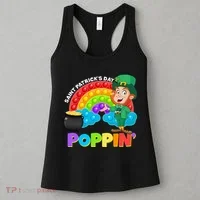St Patrick's Day Push Pop Leprechaun Women's Tank Top thumb 3
