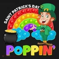 St Patrick's Day Push Pop Leprechaun Women's Tank Top thumb 5
