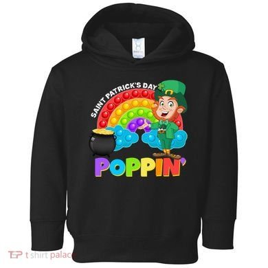 St Patrick's Day Push Pop Leprechaun Toddler Hoodie