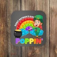 St Patrick's Day Push Pop Leprechaun Coaster thumb 0