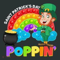St Patrick's Day Push Pop Leprechaun Coaster thumb 2