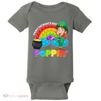 St Patrick's Day Push Pop Leprechaun Baby Bodysuit thumb 0