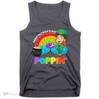 St Patrick's Day Push Pop Leprechaun Tank Top thumb 0