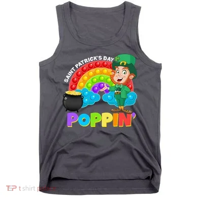 St Patrick's Day Push Pop Leprechaun Tank Top