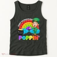 St Patrick's Day Push Pop Leprechaun Tank Top thumb 2