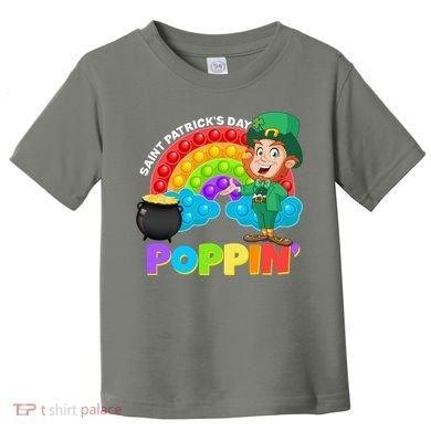 St Patrick's Day Push Pop Leprechaun Toddler T-Shirt