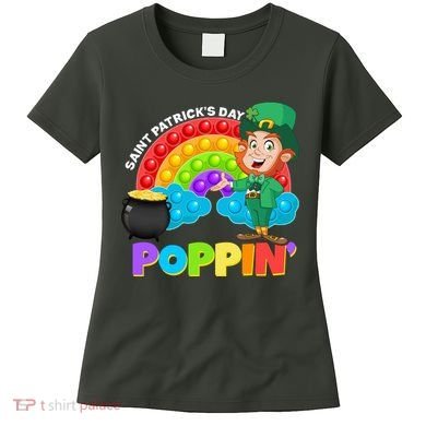 St Patrick's Day Push Pop Leprechaun Women's T-Shirt
