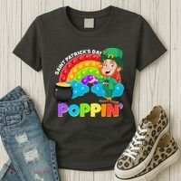 St Patrick's Day Push Pop Leprechaun Women's T-Shirt thumb 3