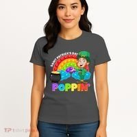 St Patrick's Day Push Pop Leprechaun Women's T-Shirt thumb 4