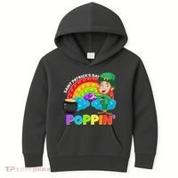 St Patrick's Day Push Pop Leprechaun Kids Hoodie thumb 0