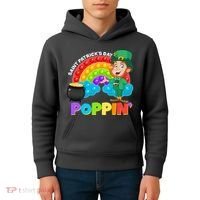 St Patrick's Day Push Pop Leprechaun Kids Hoodie thumb 4