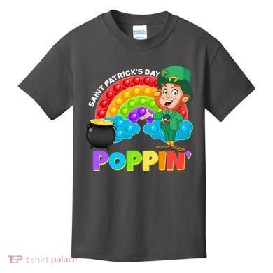 St Patrick's Day Push Pop Leprechaun Kids T-Shirt