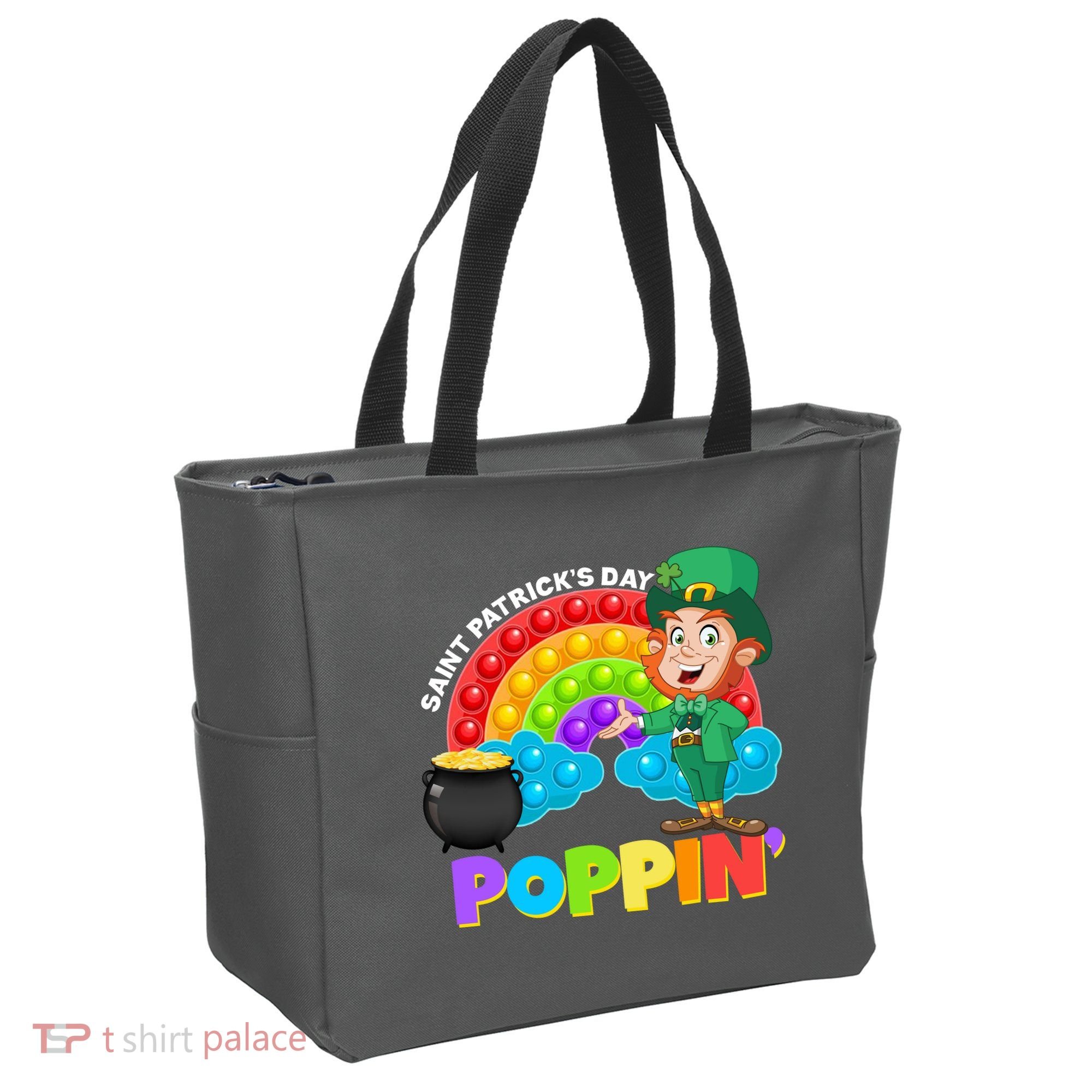 St Patrick's Day Push Pop Leprechaun Tote Bag