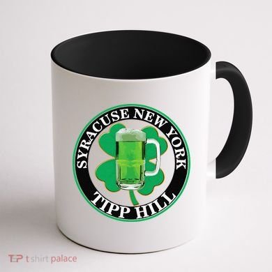 Saint Patrick's Day Syracuse Tipp Hill Coffee Mug back