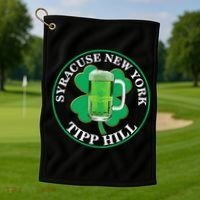 Saint Patrick's Day Syracuse Tipp Hill Golf Towel thumb 1