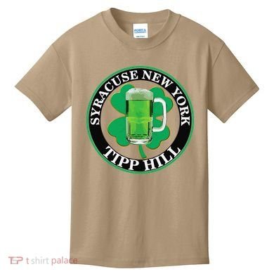 Saint Patrick's Day Syracuse Tipp Hill Kids T-Shirt