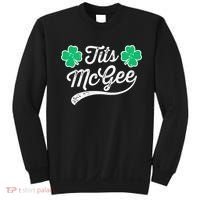 St Patricks Day Tits Mcgee Shamrock Four Leaf Clover Sweatshirt thumb 0