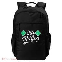 St Patricks Day Tits Mcgee Shamrock Four Leaf Clover Backpack thumb 0