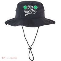 St Patricks Day Tits Mcgee Shamrock Four Leaf Clover Bucket Hat thumb 0