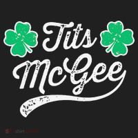 St Patricks Day Tits Mcgee Shamrock Four Leaf Clover Tumbler thumb 3