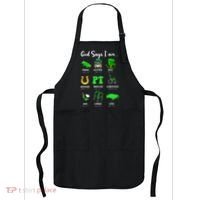 St Patrick Day God Says I Am Pt Christian Physical Therapy Apron thumb 0