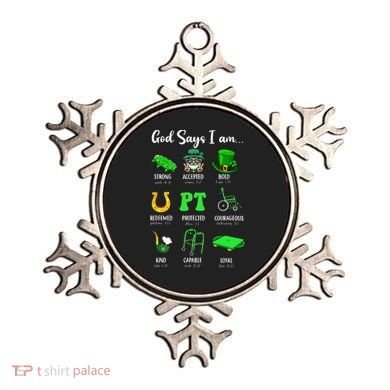 St Patrick Day God Says I Am Pt Christian Physical Therapy Ornament