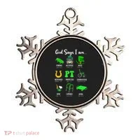 St Patrick Day God Says I Am Pt Christian Physical Therapy Ornament thumb 0