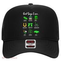 St Patrick Day God Says I Am Pt Christian Physical Therapy Hat thumb 0