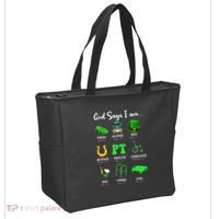 St Patrick Day God Says I Am Pt Christian Physical Therapy Tote Bag thumb 2
