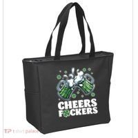 St Patricks Day Cheers Fckers Shamrock Clover Green Beer Tote Bag thumb 2