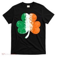 Saint Patrick's Day Irish Flag GrungeStyle Shamrock T-Shirt thumb 0