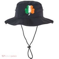 Saint Patrick's Day Irish Flag GrungeStyle Shamrock Bucket Hat thumb 0
