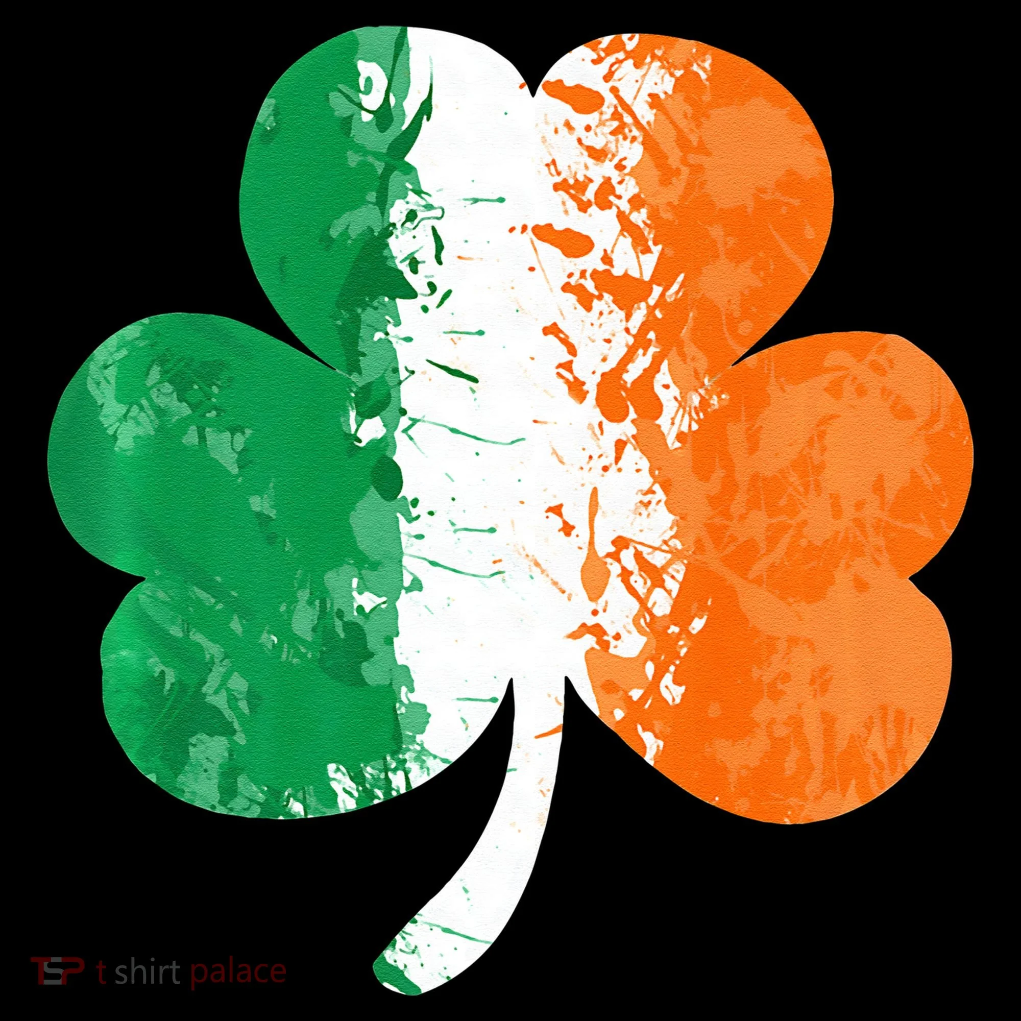 Saint Patrick's Day Irish Flag GrungeStyle Shamrock Coffee Mug