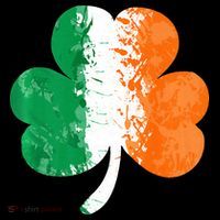 Saint Patrick's Day Irish Flag GrungeStyle Shamrock Baby Bodysuit thumb 2
