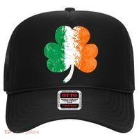 Saint Patrick's Day Irish Flag GrungeStyle Shamrock Hat thumb 0