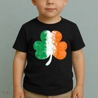 Saint Patrick's Day Irish Flag GrungeStyle Shamrock Toddler T-Shirt thumb 2
