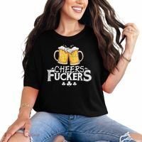 St Patricks Day Cheers Fuckers Comfort Colors T-Shirt thumb 0
