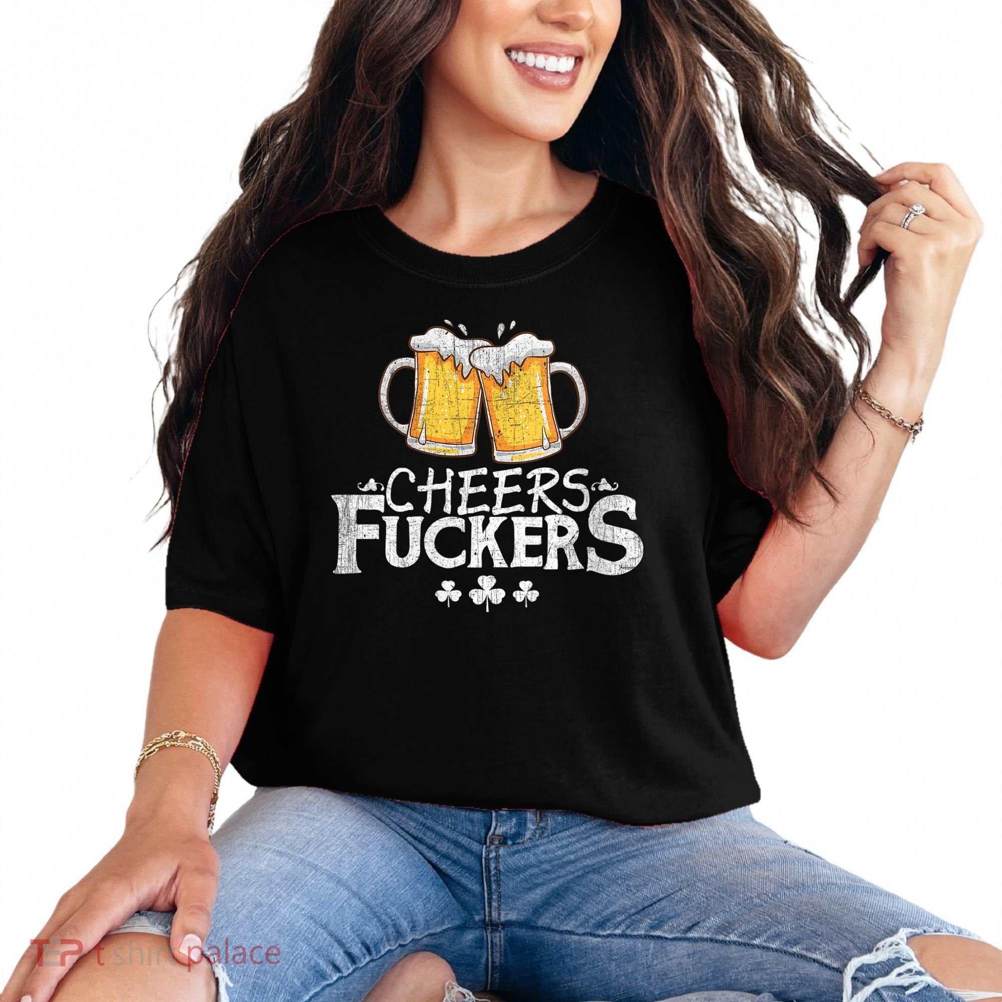 St Patricks Day Cheers Fuckers Comfort Colors T-Shirt