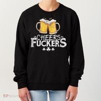 St Patricks Day Cheers Fuckers Women's Sweatshirt thumb 0