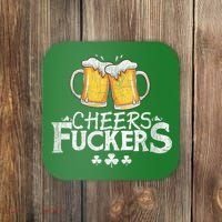 St Patricks Day Cheers Fuckers Coaster thumb 0