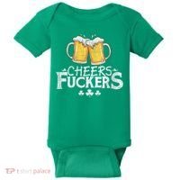 St Patricks Day Cheers Fuckers Baby Bodysuit thumb 0