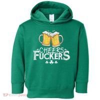 St Patricks Day Cheers Fuckers Toddler Hoodie thumb 0